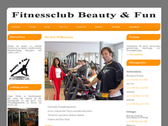 fitnessclubbeautyandfun.de website preview
