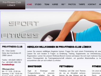 pro-fitness-club.de website preview