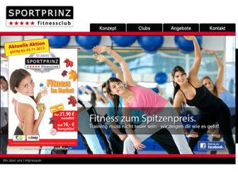 sportprinz-fitness.de website preview