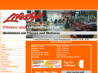 lifestyle-fitness-club.de website preview