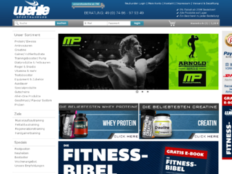sportnahrung-wehle.de website preview