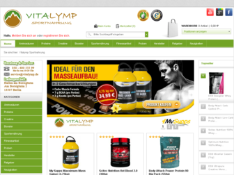 vitalymp-sportnahrung.de website preview