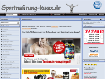 sportnahrung-kwax.de website preview