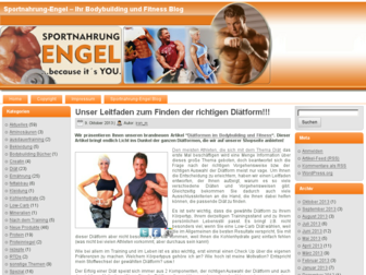 blog.sportnahrung-engel.de website preview