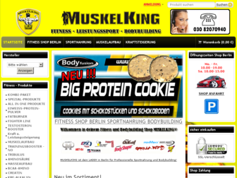 muskelking.de website preview