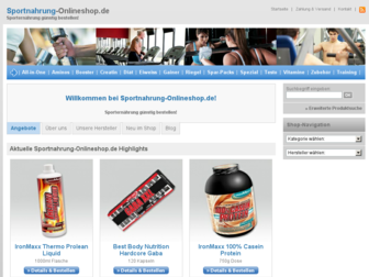 sportnahrung-onlineshop.de website preview