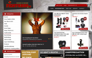 fightshop.de website preview
