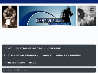 bodybuildingtrainingsplan.net website preview