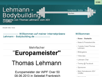lehmann-bodybuilding.de website preview