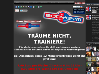 bodygym-mannheim.de website preview