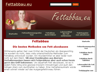 fettabbau.eu website preview