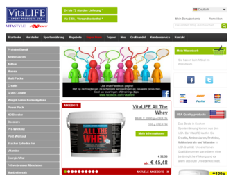 vitalife-vitamine.de website preview