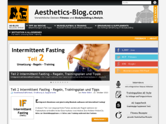 aesthetics-blog.com website preview