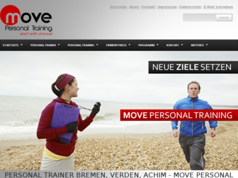 move-personal-training.de website preview