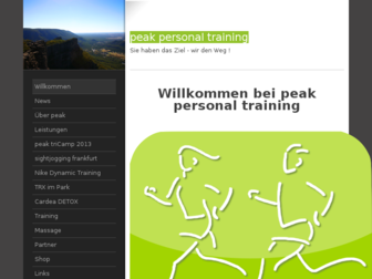 peak-personaltraining.de website preview