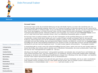 personal-trainer.net website preview