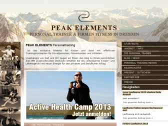 peak-elements.de website preview