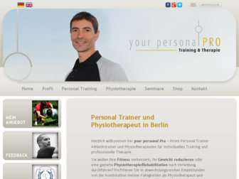 yourpersonalpro.de website preview