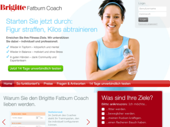 brigitte-fatburn-coach.de website preview