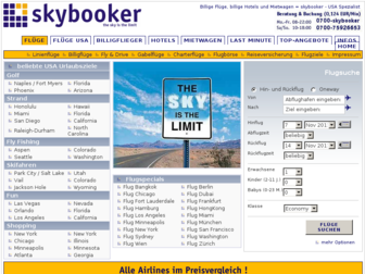 skybooker.de website preview