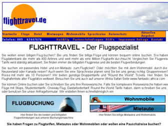 flighttravel.de website preview