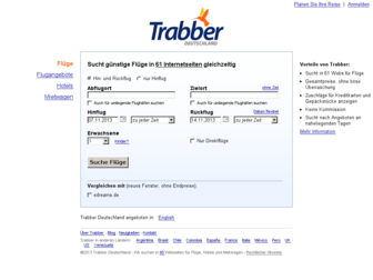 trabber.de website preview
