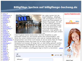 billigfluege-buchung.de website preview
