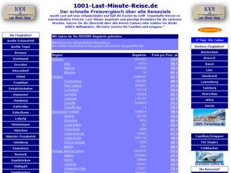 1001-last-minute-reise.de website preview