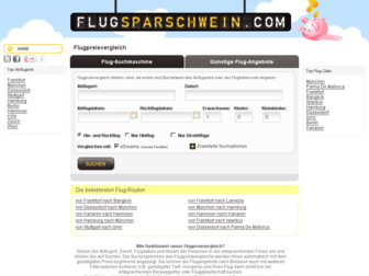 flugsparschwein.com website preview