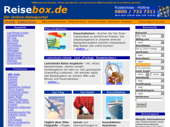 reisebox.de website preview