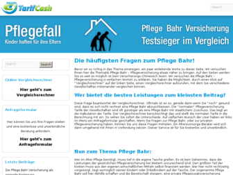pflege-bahr-berechnen.de website preview