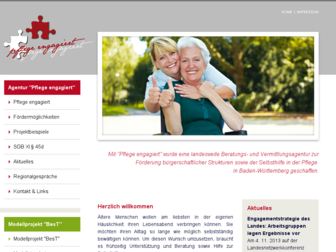 pflege-engagiert.de website preview