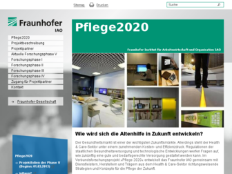 pflege2020.de website preview