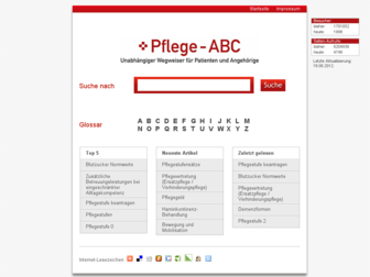 pflege-abc.info website preview