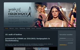 walk-of-fashion.de website preview