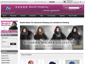 muslim-shop.com website preview