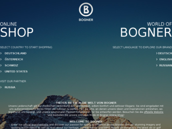 bogner.com website preview
