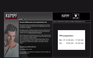 kumpf-fashion.de website preview