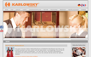 karlowsky.de website preview