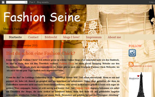 fashionseine.blogspot.com website preview