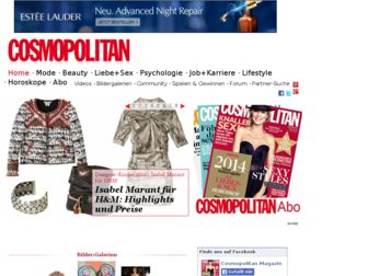 cosmopolitan.de website preview