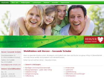 herzer.gesunde-schuhe.com website preview