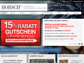 horsch-schuhe.de website preview