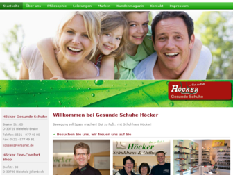 hoecker.gesunde-schuhe.com website preview