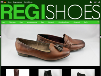 regi-shoes.com website preview