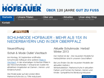 schuh-hofbauer.de website preview