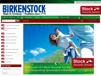 stock-schuhshop.de website preview