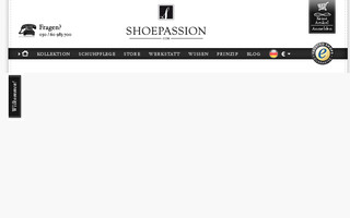 shoepassion.de website preview
