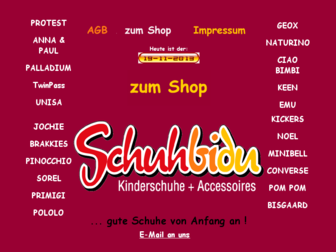 schuhbidu-kinderschuhe.com website preview