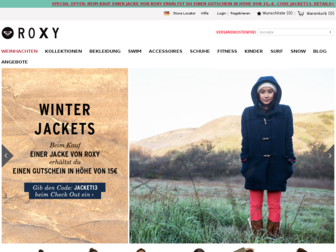 roxy-germany.de website preview